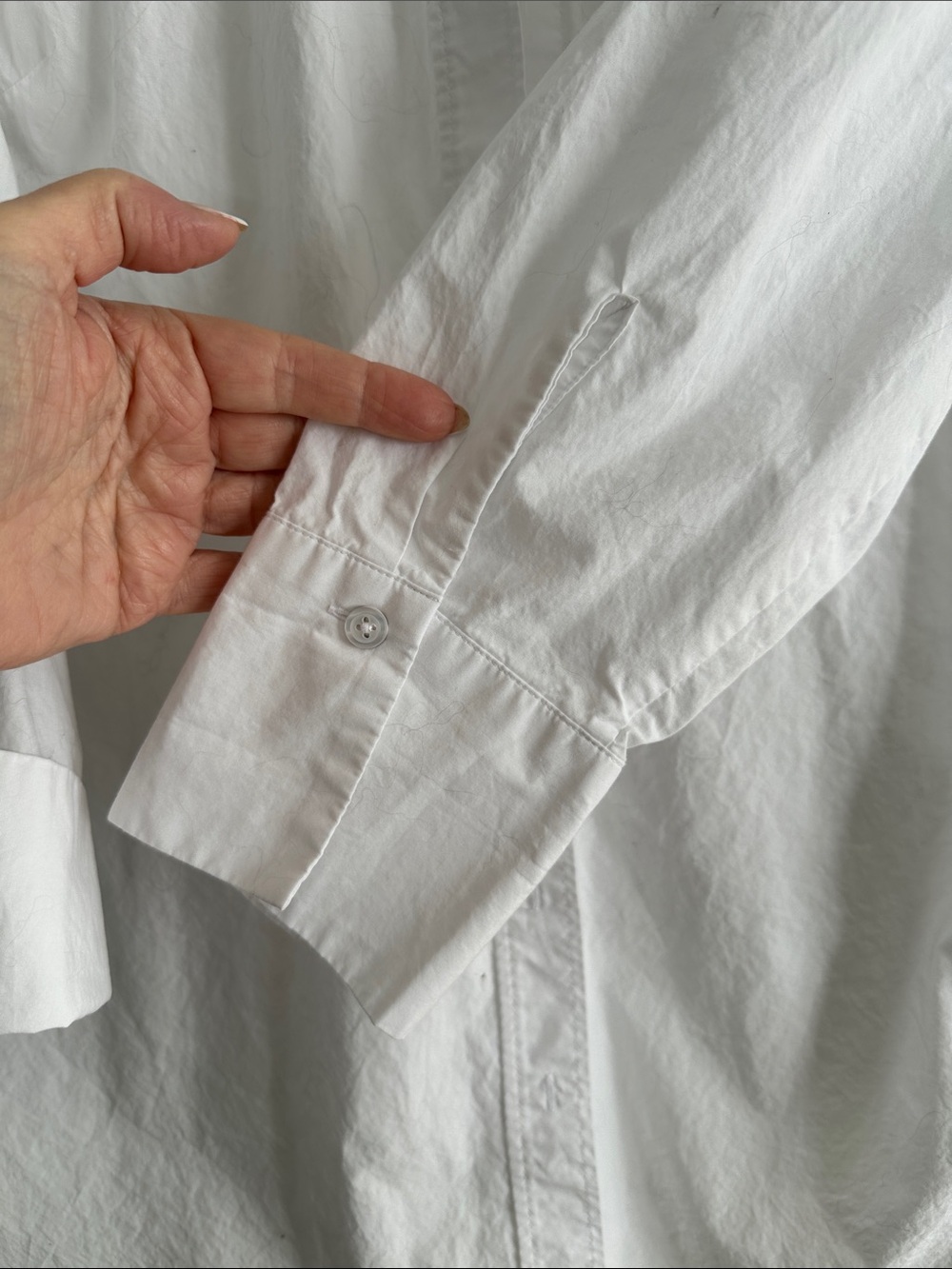 Classic Boyfriend White Button-Down Shirts - Picture 3 of 9
